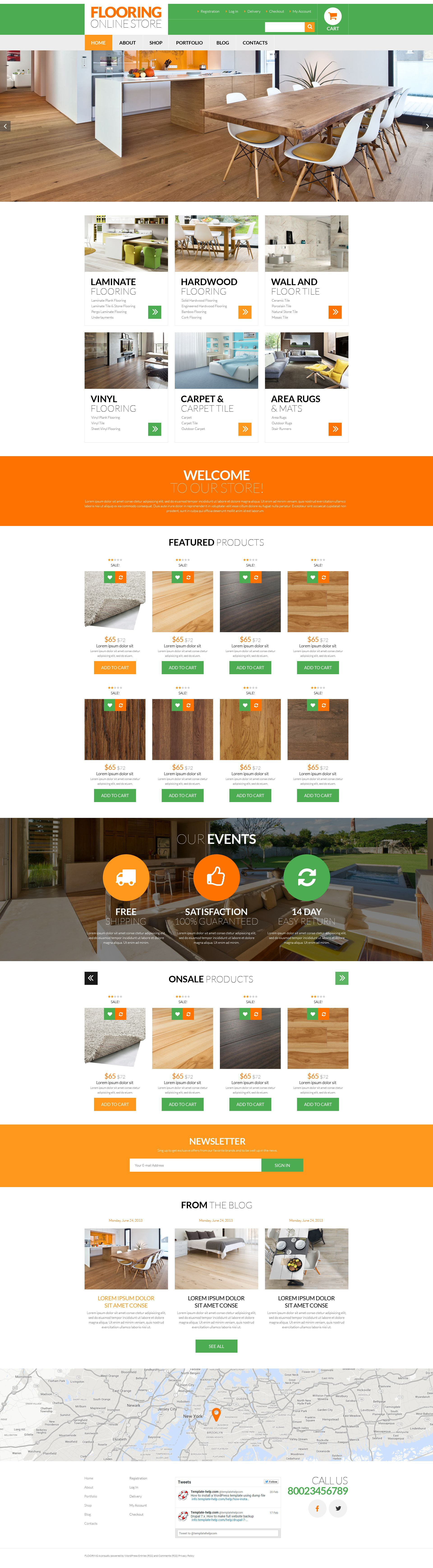 Flooring Services WooCommerce Theme