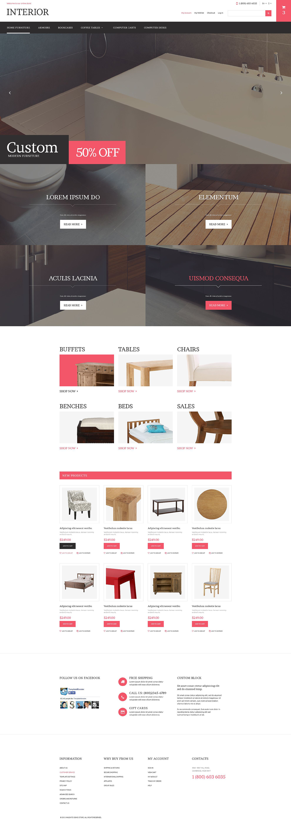 Home Furniture Store Magento Theme New Screenshots BIG