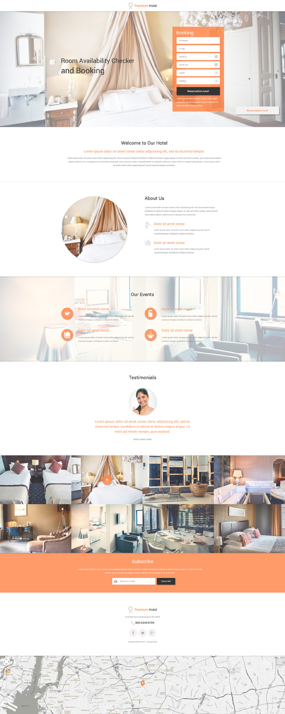 Hotels Responsive Landing Page Template New Screenshots BIG