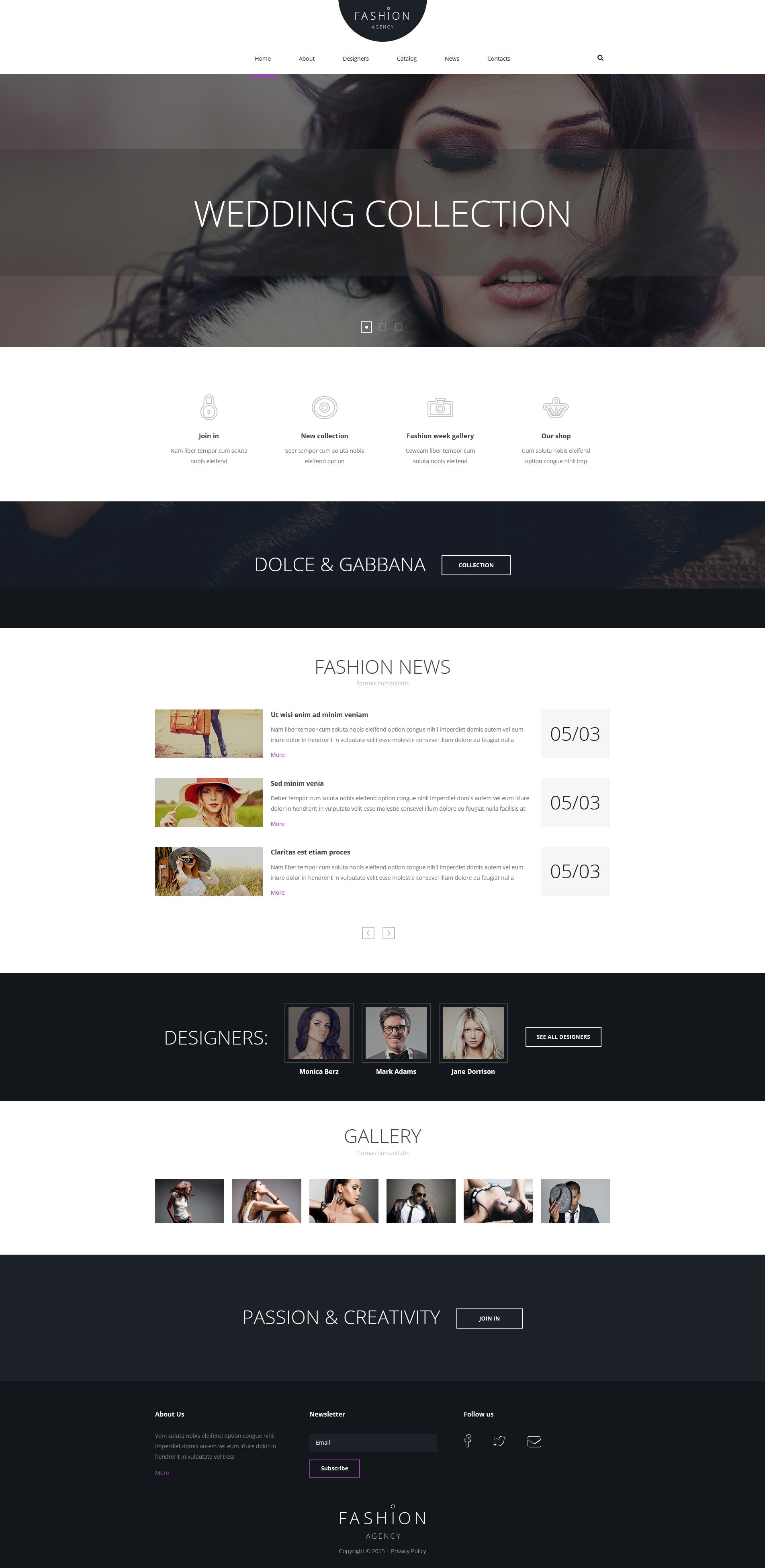 Joomla Vorlage namens "Mode" #53316