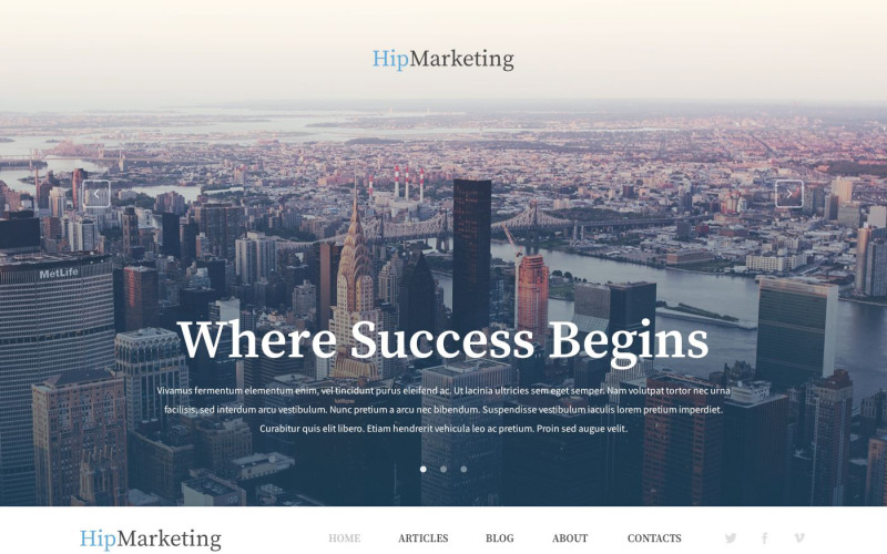 Marketing Agency Responsive WordPress Theme