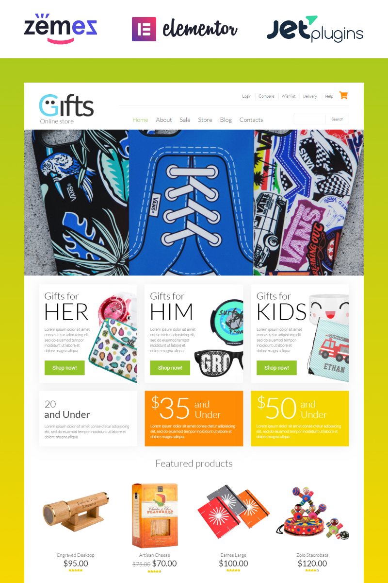 Responsive Gifts Shop Woocommerce #53330