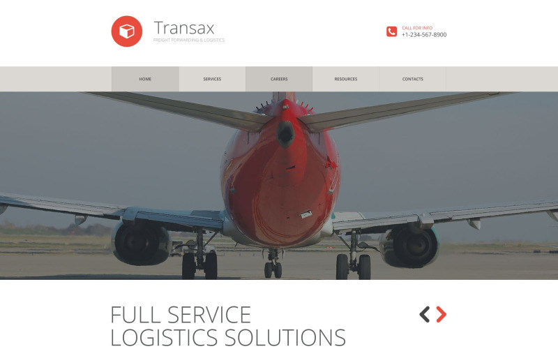 Transportation Services Website Template