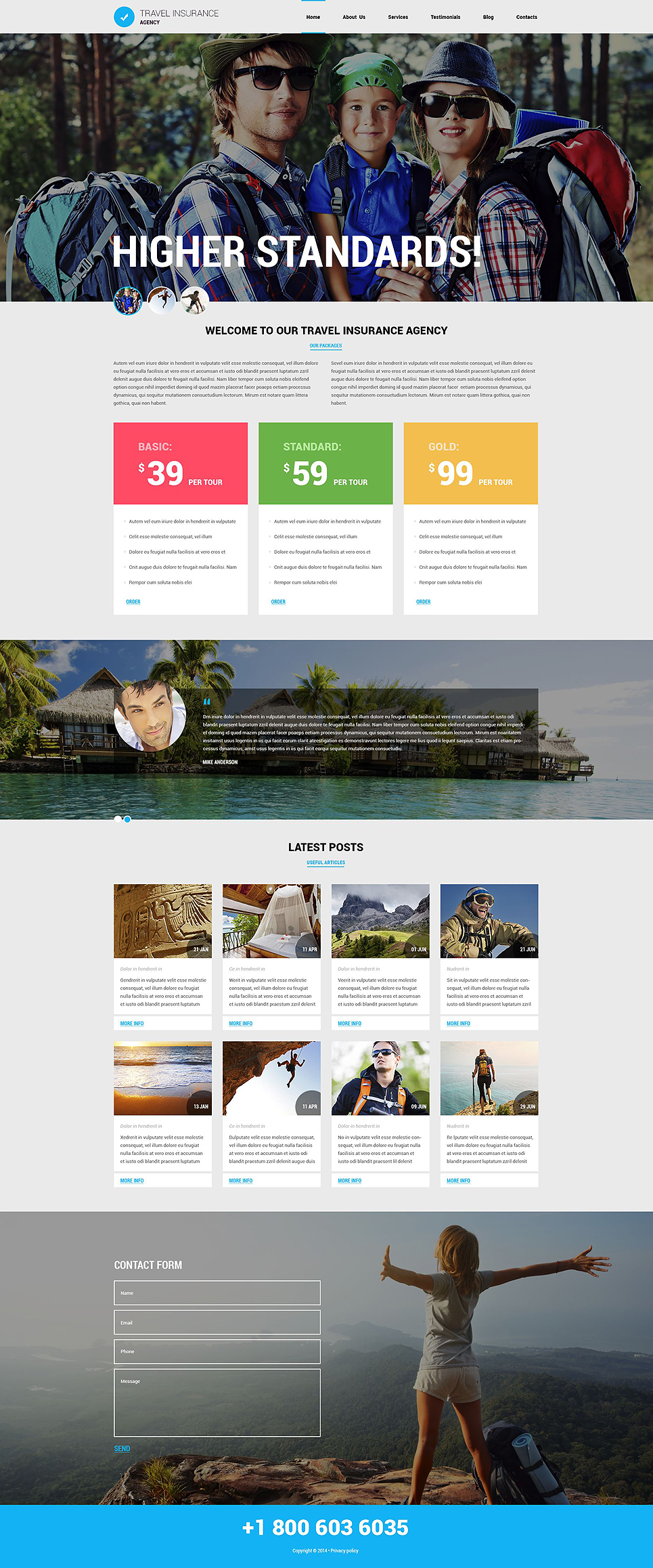Travel Agency Responsive Joomla Template New Screenshots BIG