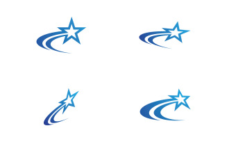 Star speed Concept Logo Illustration design template v.2
