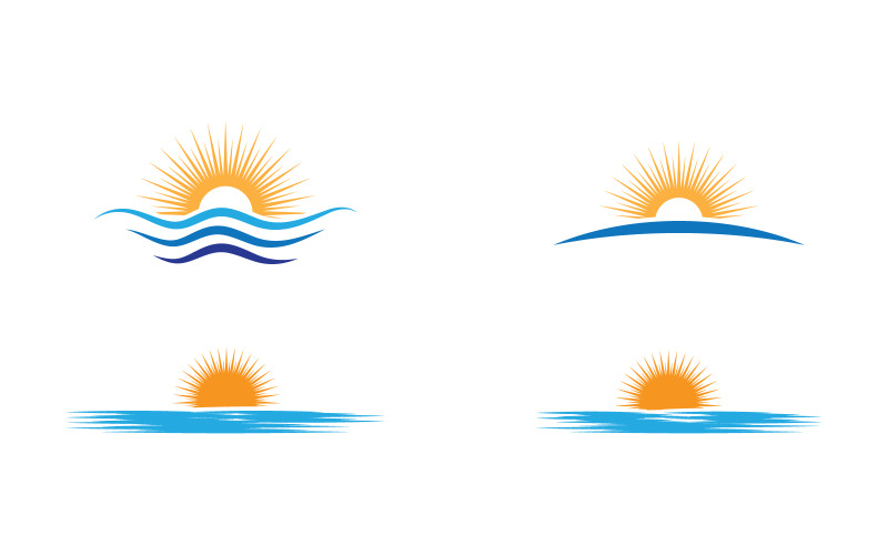 Water wave liquid vector Logo illustration design V2.258 Logo Template