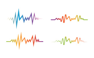 Red heartbeat line icon Pulse Rate Monitor. Vector illustration v.17