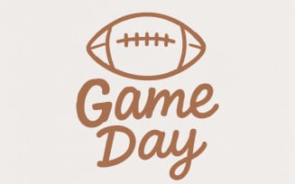 Game Day PNG, Football Digital Download, Sports Shirt Design, Game Day Printable, Athletic PNG Art