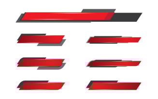 Live News Broadcast Lower Third Shape Template