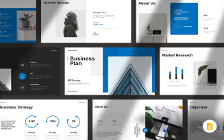 Business Plan Google Slides Layout