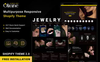 Olivine Jewelry - Multipurpose Responsive Shopify Theme