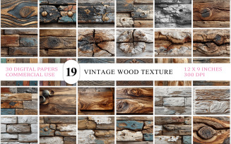 Vintage Cracked & Painted Wood Texture | Premium Vintage Wood Texture Background Bundle