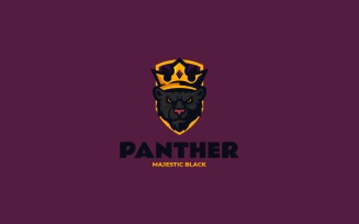 Esports Crown Panther King Logo Design