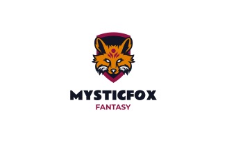 Mascot Mystic Fox Logo Design