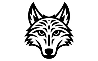 Showcasing the head of a Wolf logo