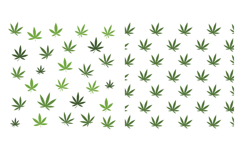 Canabis marijuana sign illustration design template v.9 Illustration