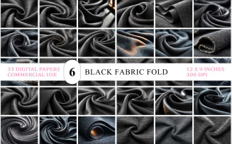 Dark Fabric Texture | High-Res Fabric Fold Collection | Black Fabric Fold Texture Bundle