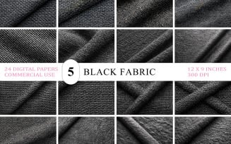Dark Textile Backgrounds | Premium Fabric Texture | Black Fabric Texture Bundle | Fabric Texture