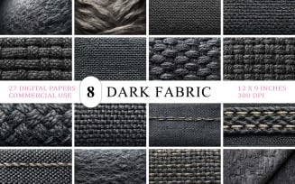 Premium Black Woven Fabric Texture Backgrounds | Dark Fabric Texture | Luxury Denim & Fabric
