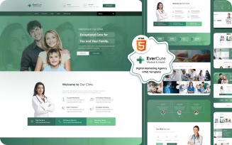 Evercure - Responsive HTML Template For Medical & Health
