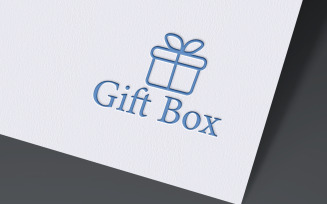 Gift Box Logo template