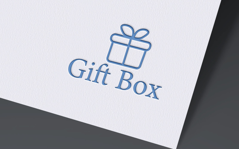 Gift Box Logo template Logo Template