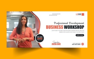 Business Conference social media cover banner Ver-10