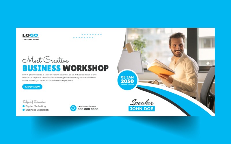 Business Conference social media cover banner Ver-1 Social Media
