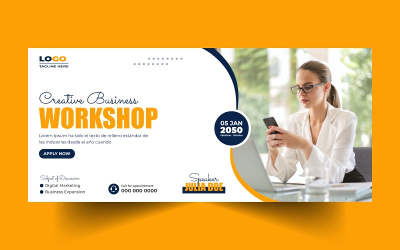 Business Conference social media cover banner Ver-2 Social Media