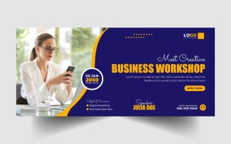 Business Conference social media cover banner Ver-4
