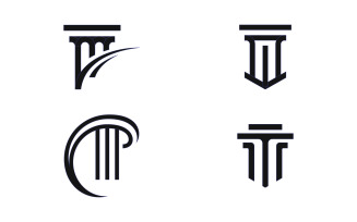 Pillar Logo Design for law firm V.13