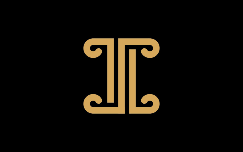 Pillar Logo Design for law firm V.2 Logo Template