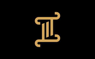 Pillar Logo Design for law firm V.3