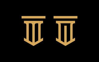 Pillar Logo Design for law firm V.5