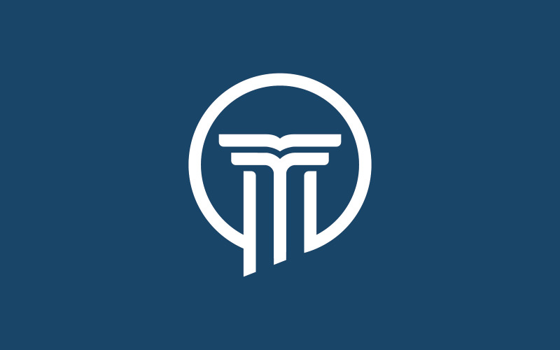 Pillar Logo Design for law firm V.7 Logo Template