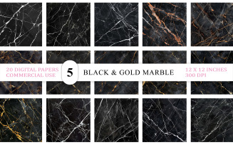 Black Marble Texture | Black & Gold Marble | Midnight Marble | Dramatic Black Marble Backgrounds