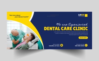 Dental Care Social Media Cover Banner Template Ver-3