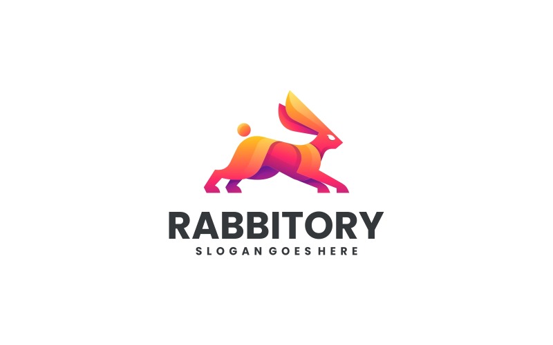 Gradient Modern Rabbit Logo Design 13 Logo Template