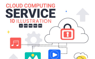 10 Cloud Computing Illustration