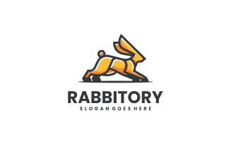 Mascot Rabbit Logo Design
