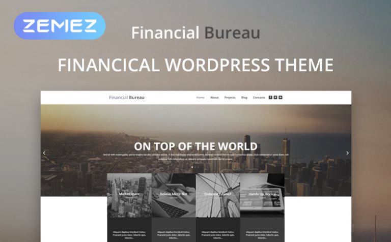 Accounting Website Responsive WordPress Theme Big Screenshot Accounting Website Responsive WordPress Theme New Screenshots BIG