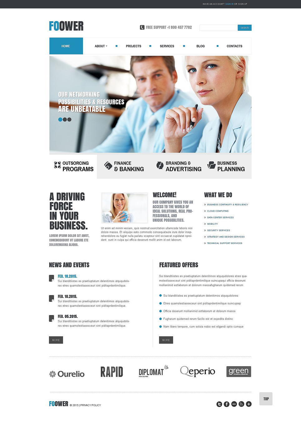 Business Responsive Joomla Template New Screenshots BIG