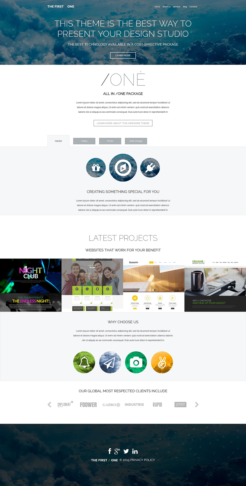 Design Studio Responsive WordPress Theme New Screenshots BIG