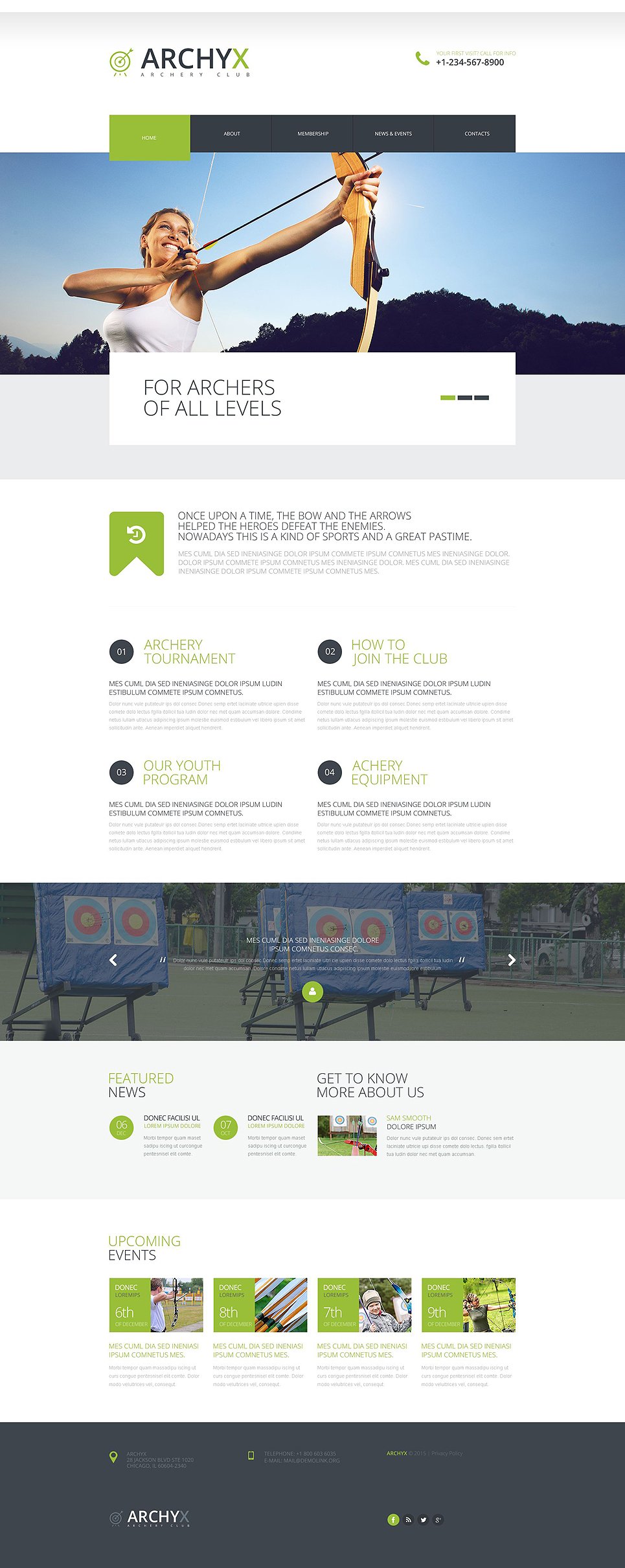 Effective Sports Website Website Template New Screenshots BIG