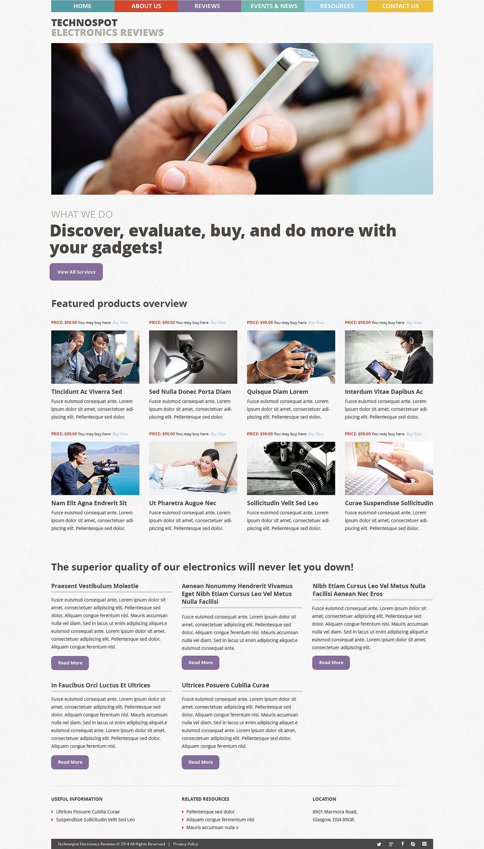 Electronics Reviews WordPress Theme New Screenshots BIG