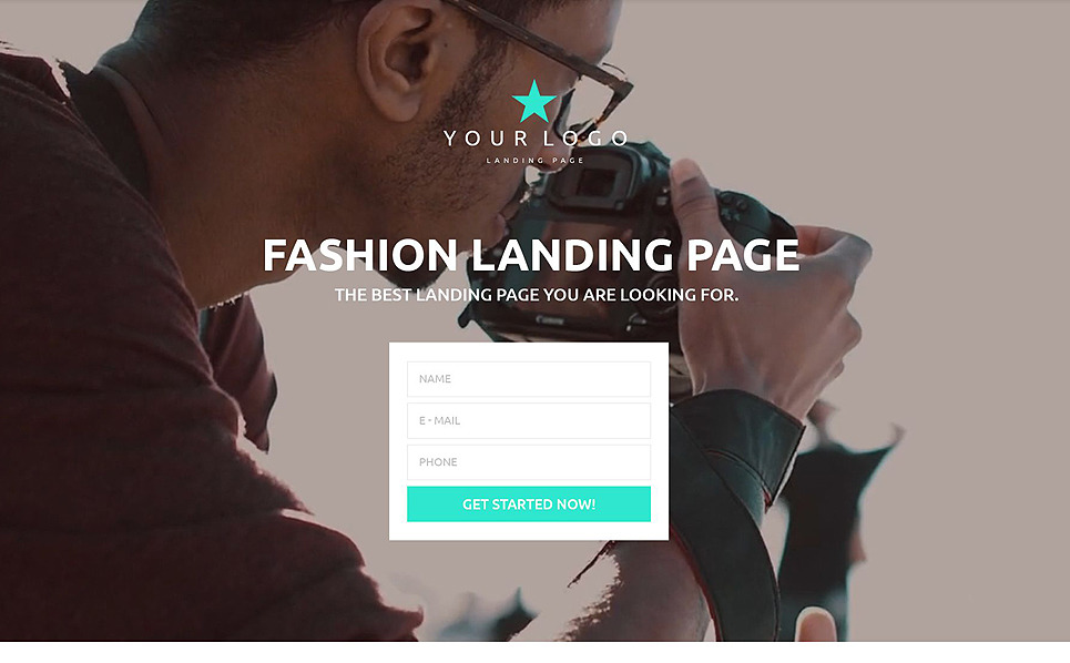 Fashion Responsive Landing Page Template 53430