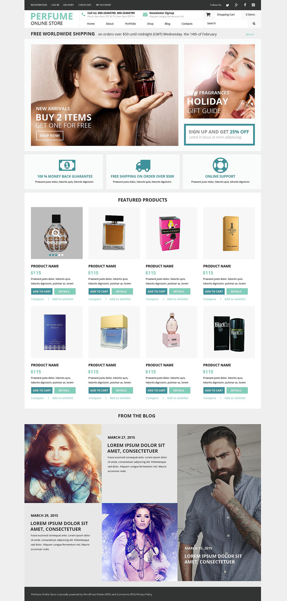 Fragrance Shop WooCommerce Theme New Screenshots BIG