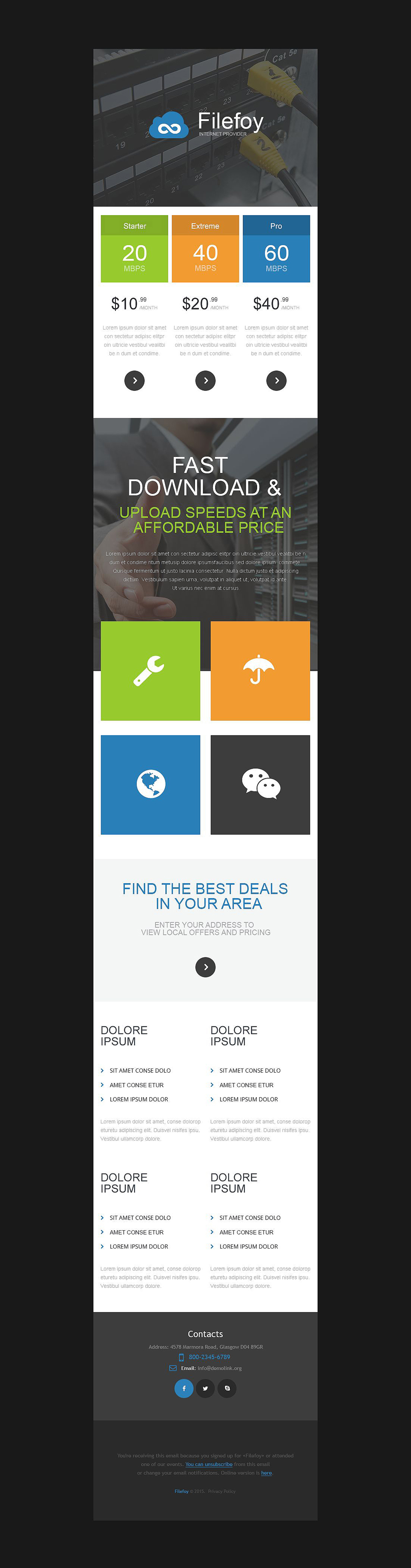 ISP Responsive Newsletter Template New Screenshots BIG