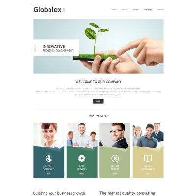 Joomla Vorlage namens "Wirtschaftsagentur" #53454