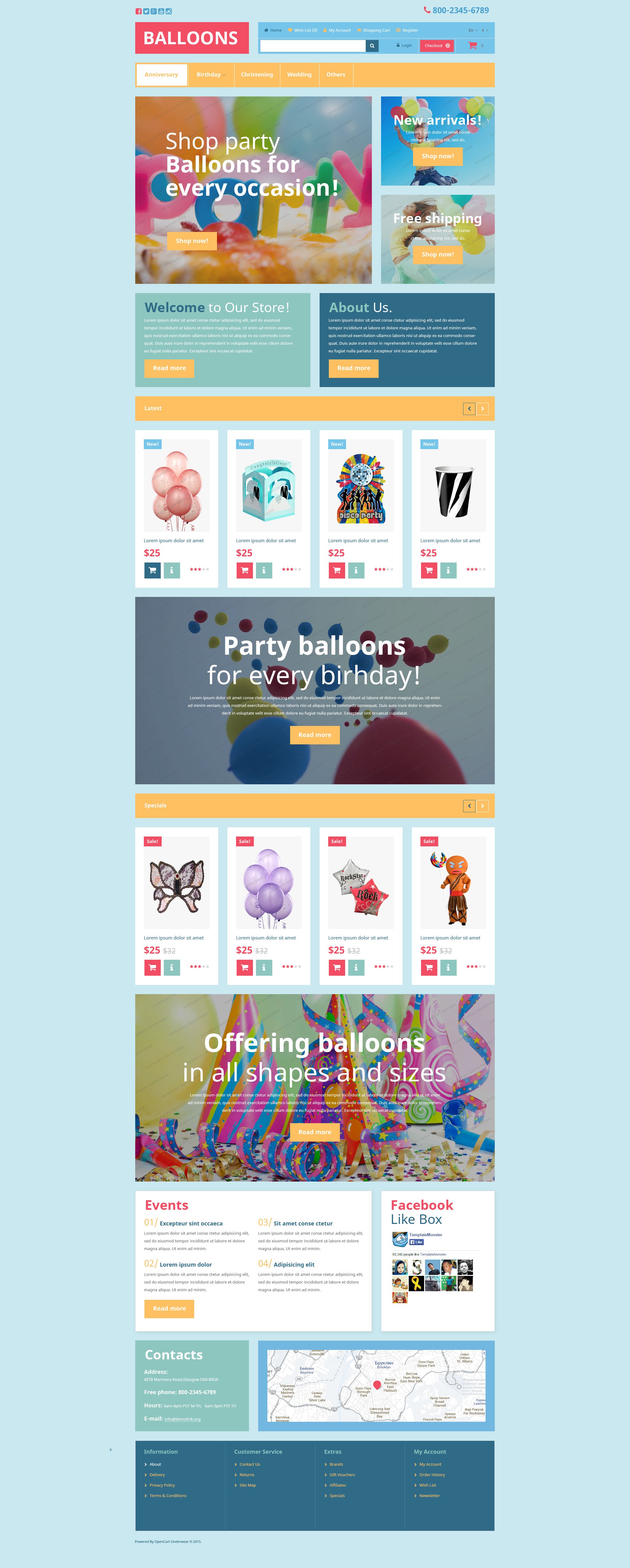 Lightdix - Lighting & Electricity Multipage Clean Free OpenCart Template - screenshot